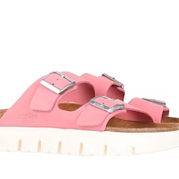 Birkenstock Papillio Arizona Chunky Platform PAP Pink Sandal. Size: 7, 8, 38, 39 - Picture 2 of 11